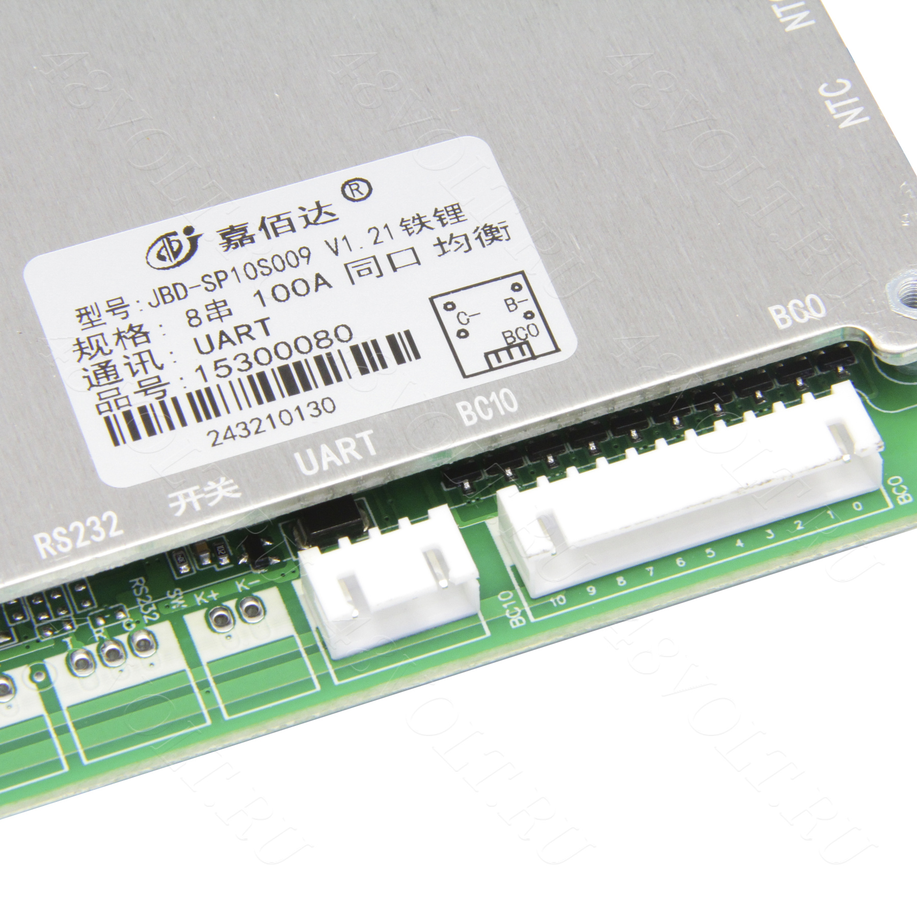 BMS LiFePO4 8S 24V 100A симметрия UART